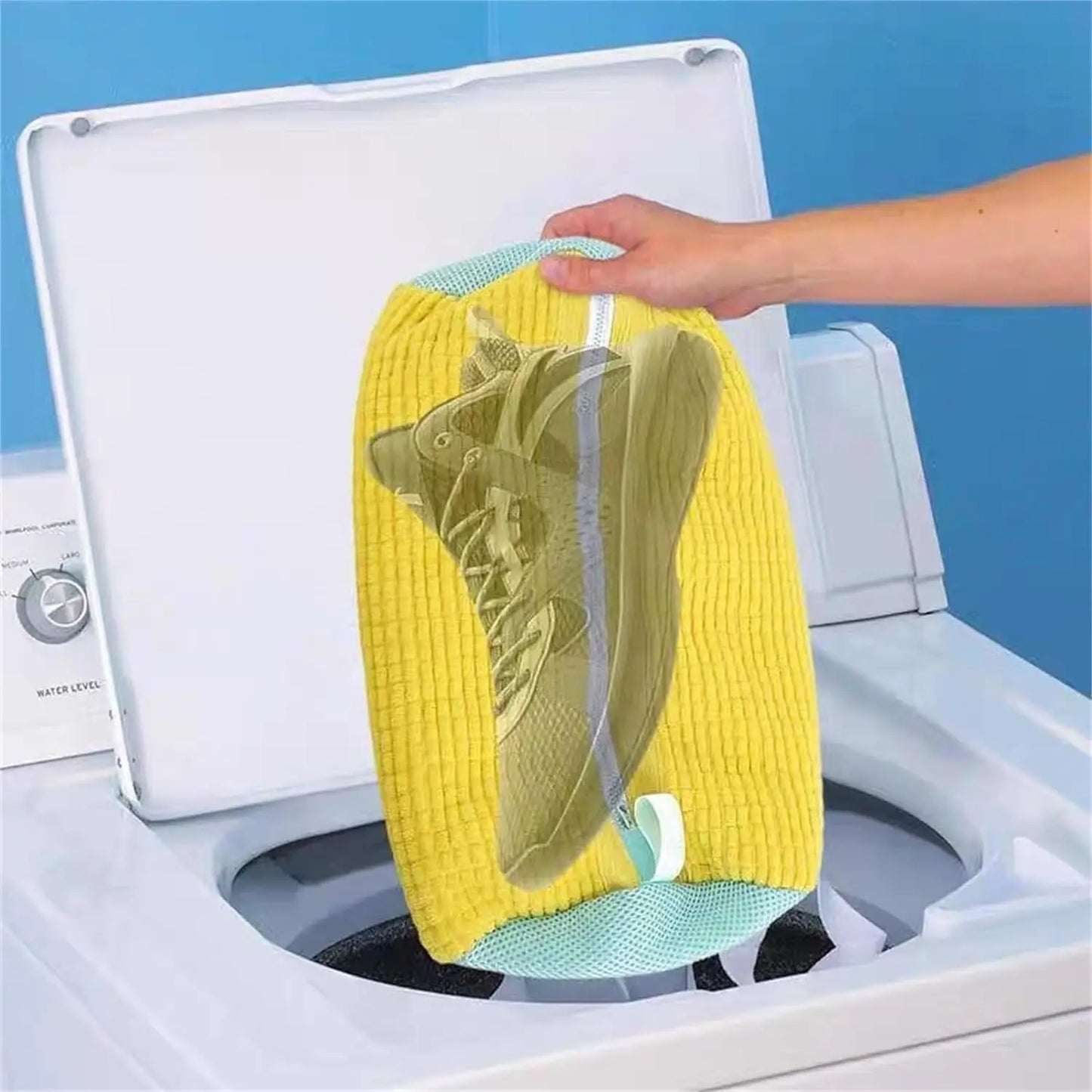 1-6PCS Washing Shoes Bag Mesh Shoes Bag Machine Travel Storage Bags Portable Anti-Deformation Protective Clothes Organizer