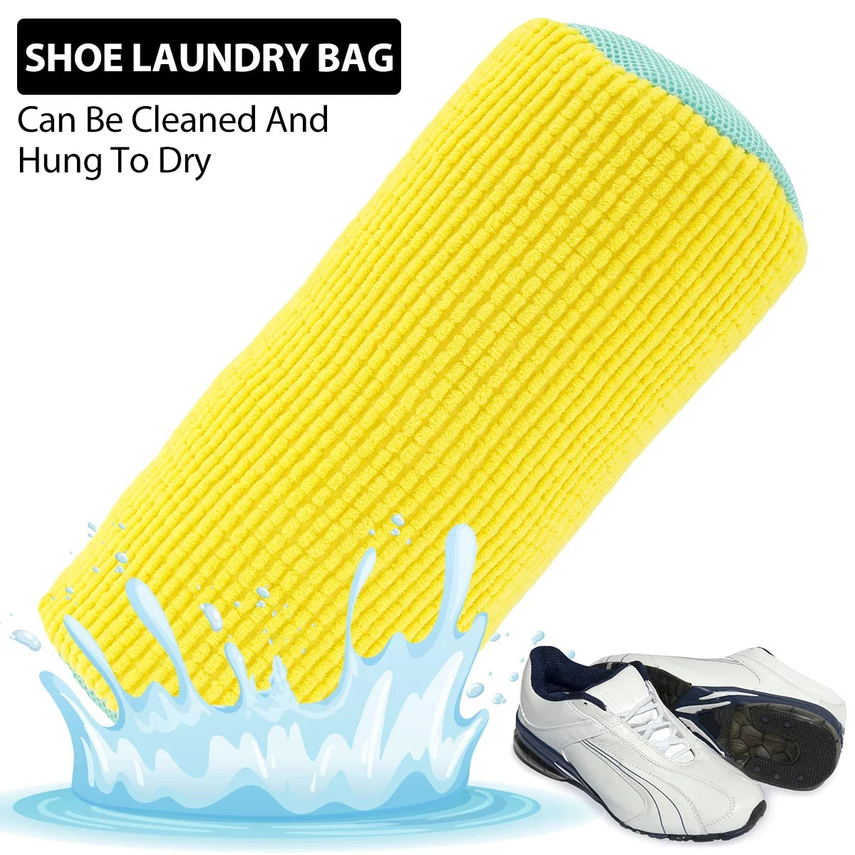 1-6PCS Washing Shoes Bag Mesh Shoes Bag Machine Travel Storage Bags Portable Anti-Deformation Protective Clothes Organizer